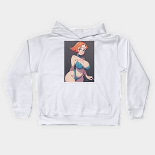 Big White Gem Woman Kids Hoodie